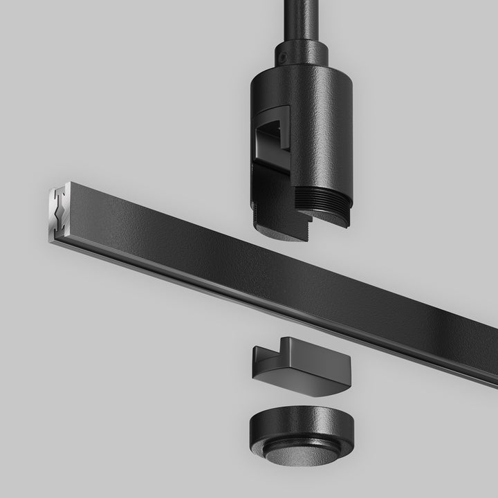 Suport de tavan lung simplu 700 mm pentru sina Flarity TRA159C-S1-B