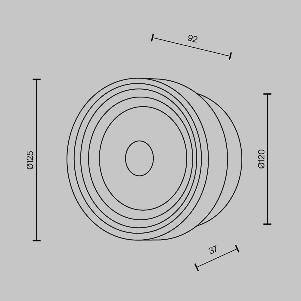 Aplica de perete Olo MOD493WL-L6BSK2