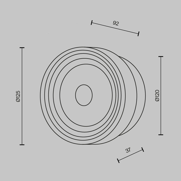 Aplica de perete Olo MOD493WL-L6BSK2