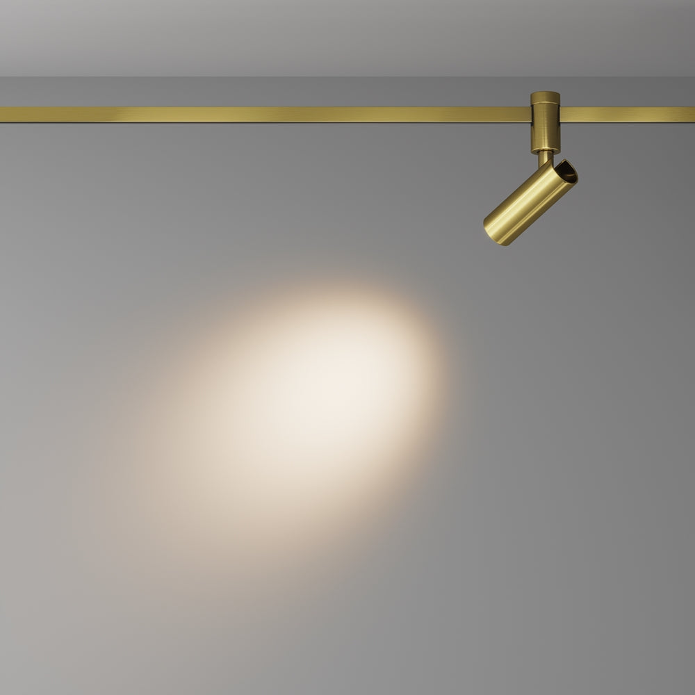 Spot pentru sina Flarity Brass TR144-1-5W2.7K-W-BS-DE