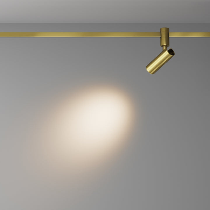 Spot pentru sina Flarity Brass TR144-1-5W2.7K-W-BS-DE