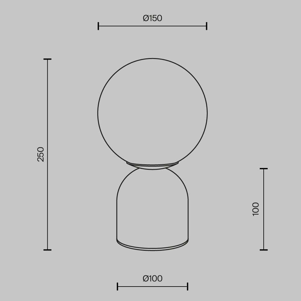 Lampa de masa TAVO MOD453TL-01BG