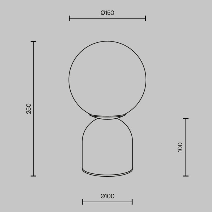 Lampa de masa TAVO MOD453TL-01BG