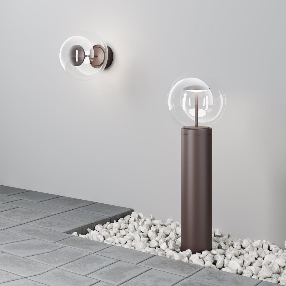 Lampă de grădină pentru exterior Velora O139FL-L8BRK