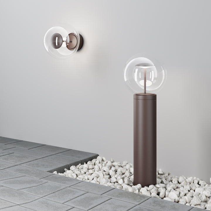 Lampă de grădină pentru exterior Velora O139FL-L8BRK
