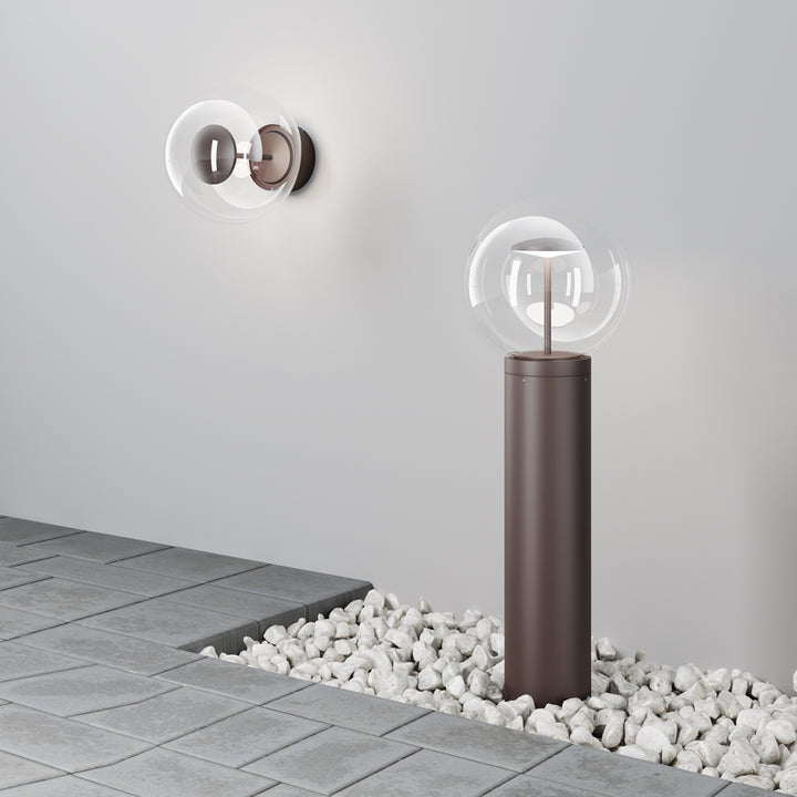 Aplică LED de exterior Velora O139WL-L8BRK