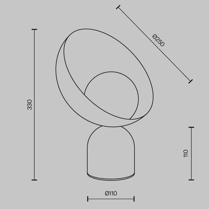 Lampa de masa TAVO MOD453TL-01B