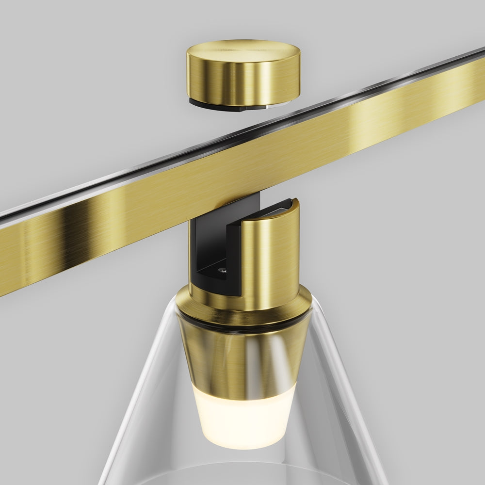Spot pentru sina Flarity Brass TR147-1-3W2.7K-BS-DE