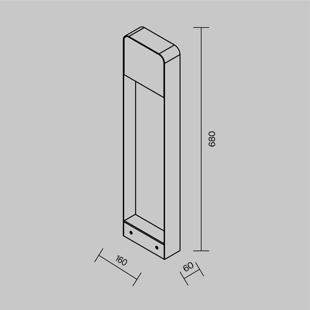 Lampă de exterior pentru grădină Porte O481FL-L7BWD3K