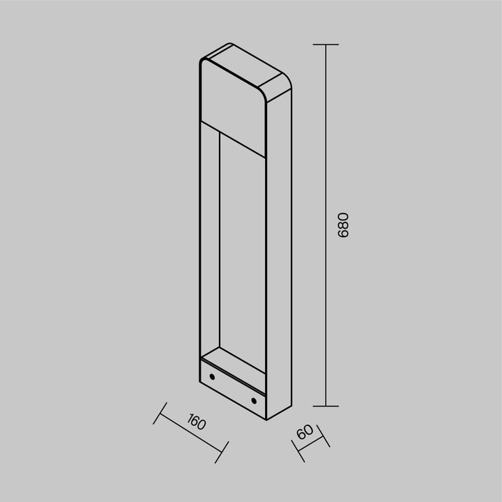 Lampă de exterior pentru grădină Porte O481FL-L7BWD3K