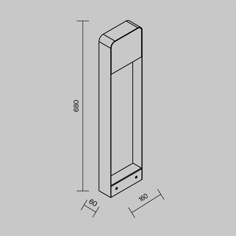 Lampă de exterior pentru grădină Porte O481FL-L7B3K
