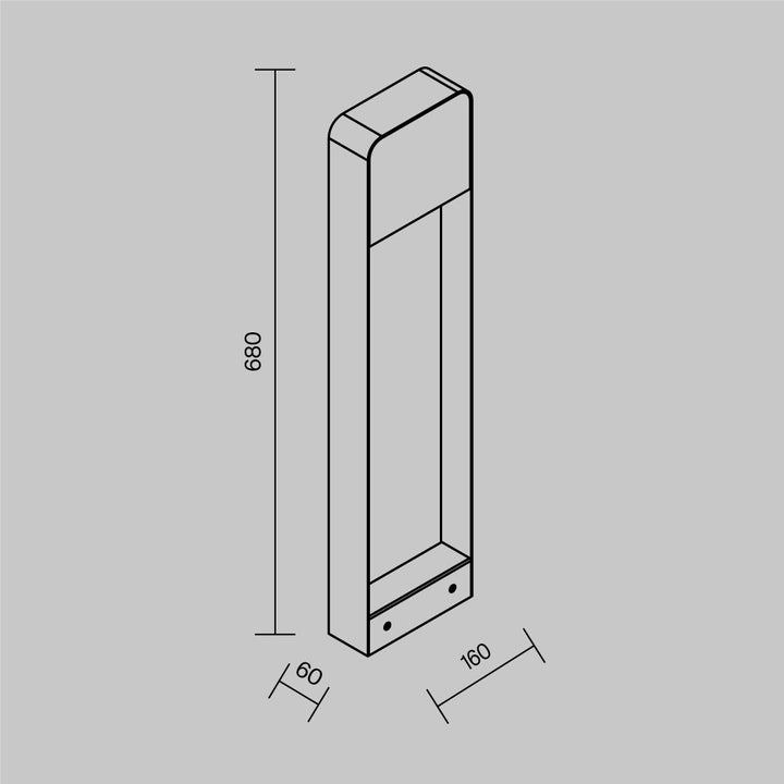 Lampă de exterior pentru grădină Porte O481FL-L7B3K