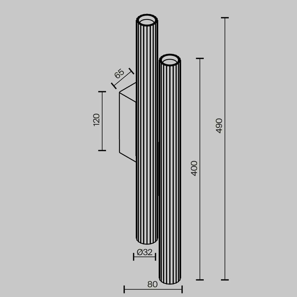 Aplica de perete Calipso C082WL-24W2.7K-W
