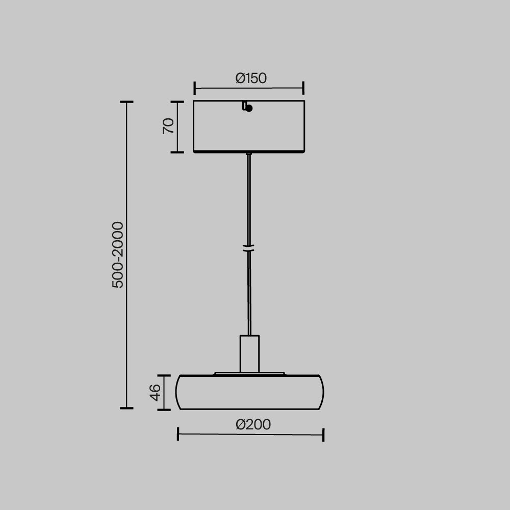 Pendul  Float MOD498PL-L13BK1