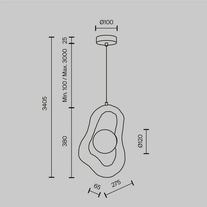 Pendul  Opus MOD380PL-01GR