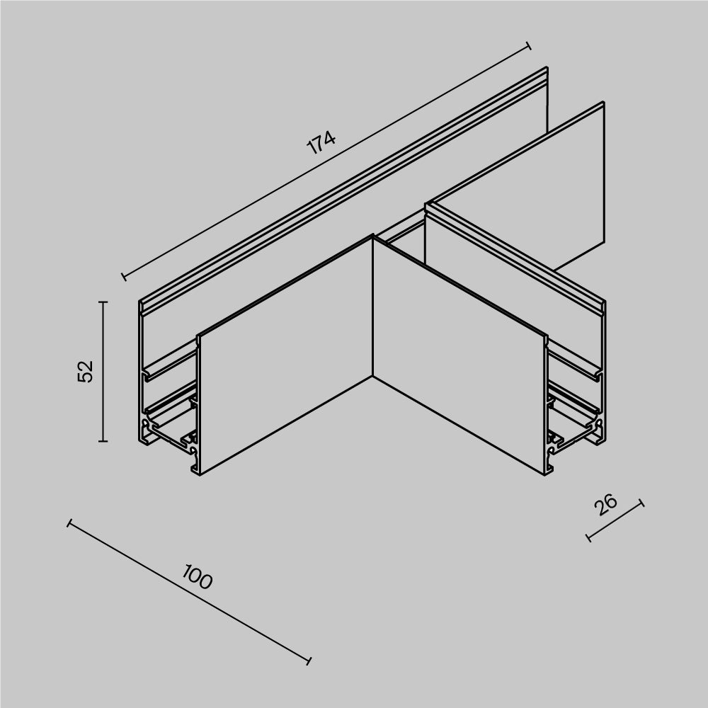 Element de imbinare sina aplicata Exility TRA034CT-41B-DE