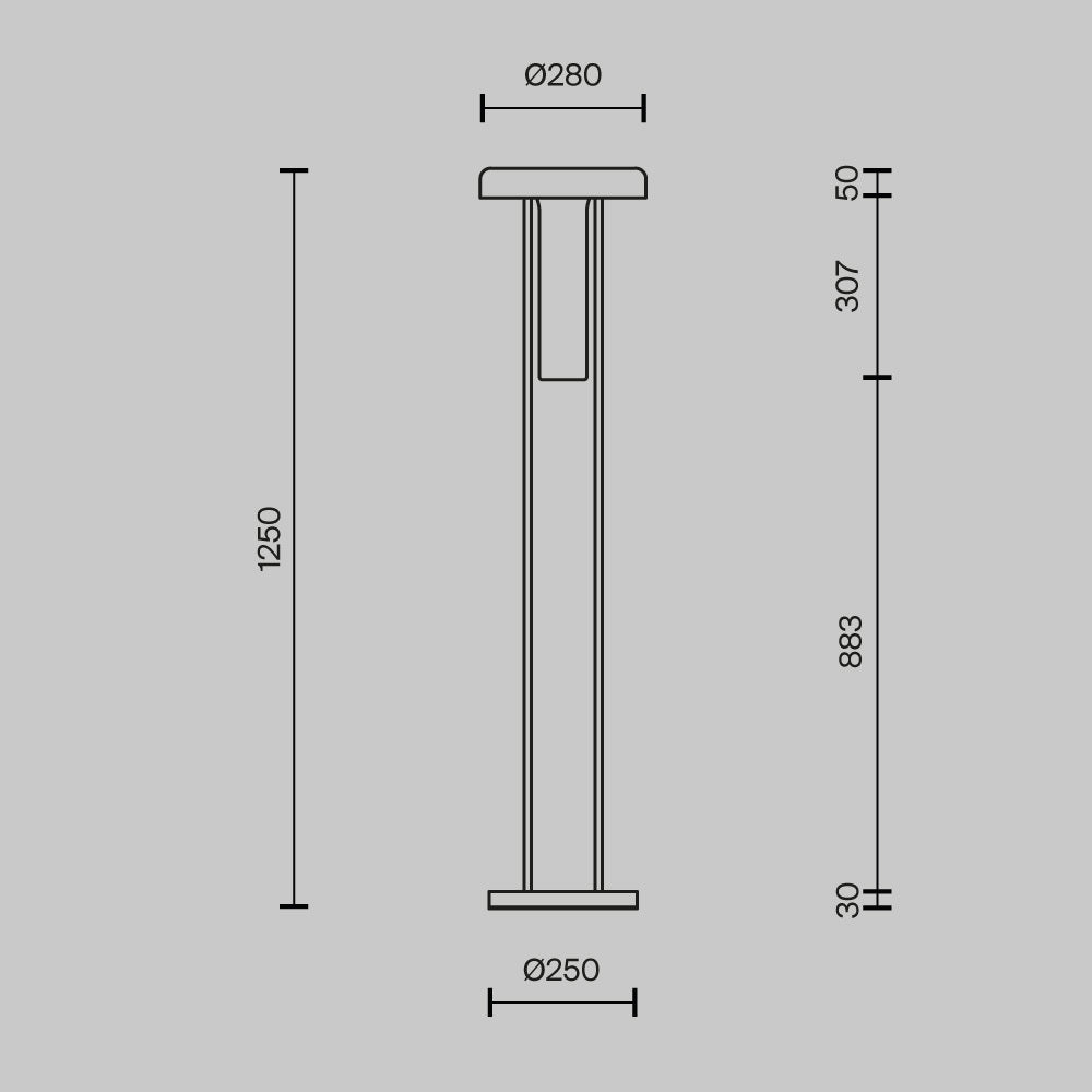 Lampadar Ikebana MOD463FL-L24B3K