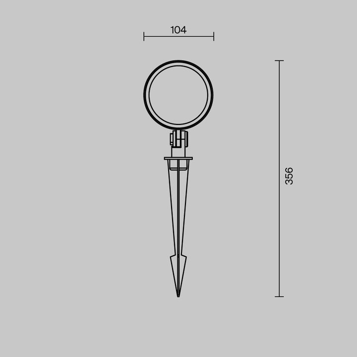 Lampă de grădină pentru exterior Core O495FL-L25B3K