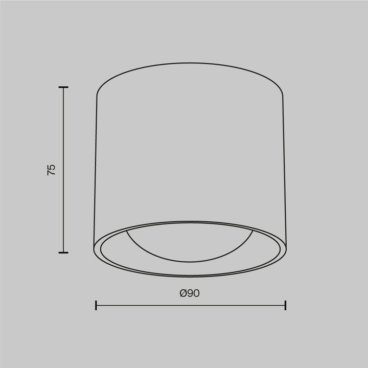 Spot aplicat Lens C217CL-15W3K-B