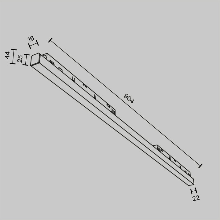 Track luminaire Basis TR030-4-30WTW-DD2-B