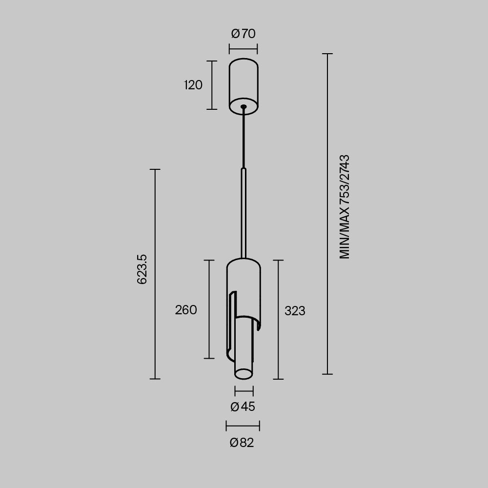 Pendul  Maris MOD499PL-L6GK
