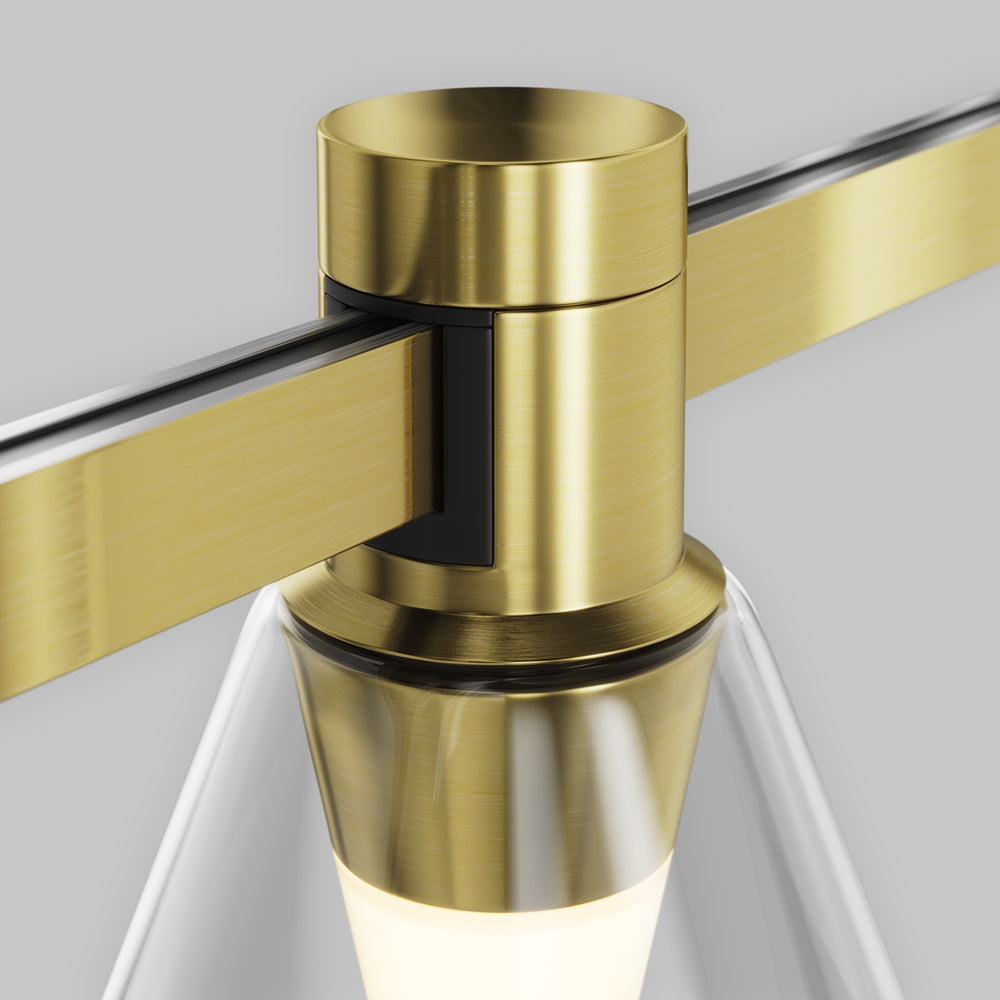 Spot pentru sina Flarity Brass TR147-1-3W2.7K-BS-DE