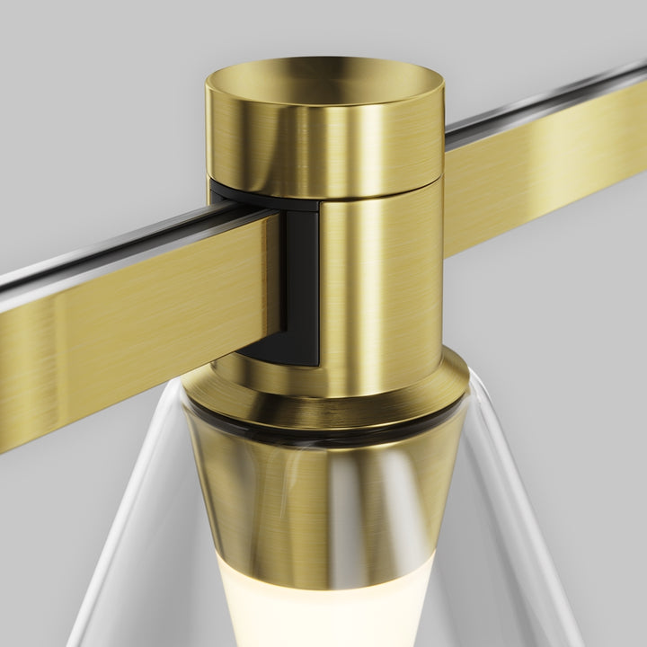 Spot pentru sina Flarity Brass TR147-1-3W2.7K-BS-DE