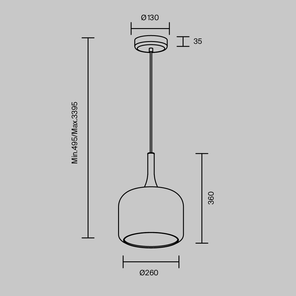 Pendul  Spirito MOD286PL-L18G3K