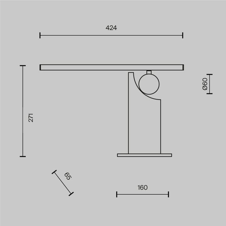 Lampa de masa Monumento MOD467TL-L9B3K