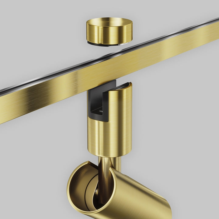 Spot pentru sina Flarity Brass TR144-1-5W2.7K-W-BS-DE