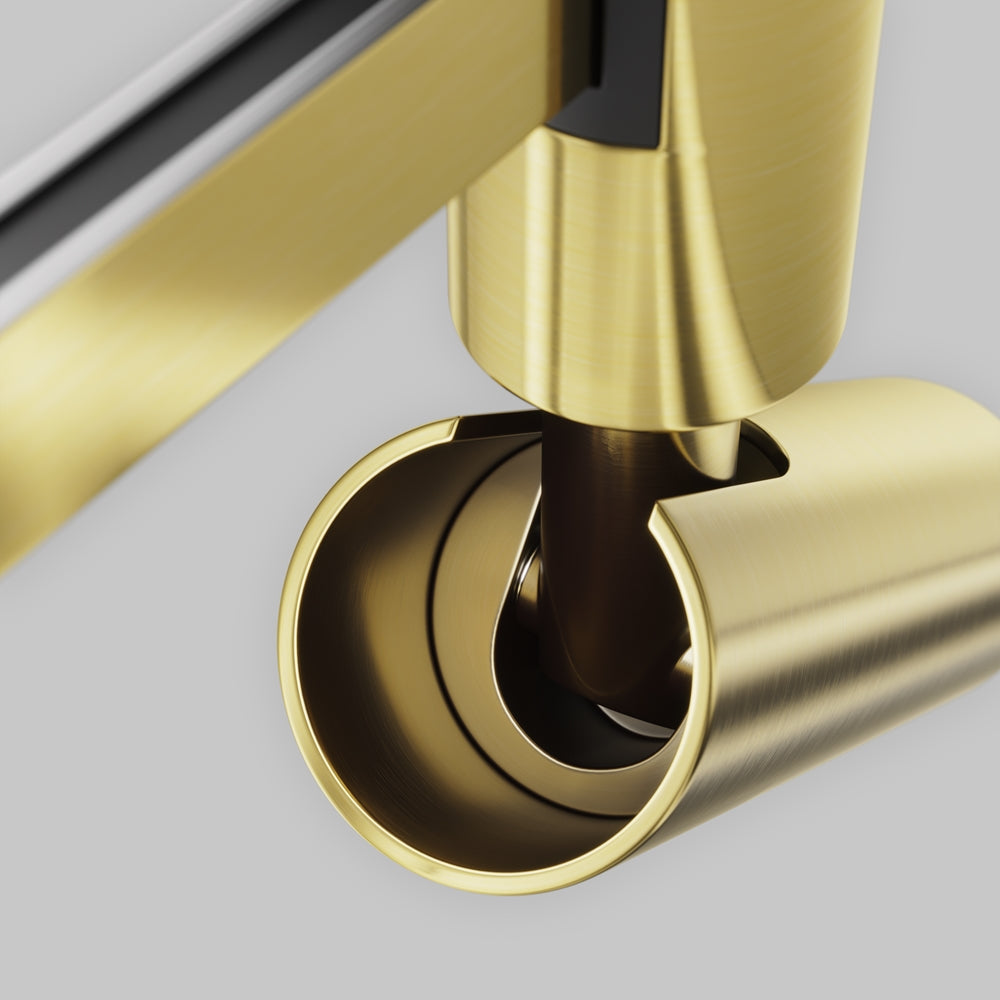 Spot pentru sina Flarity Brass TR144-1-5W2.7K-W-BS-DE