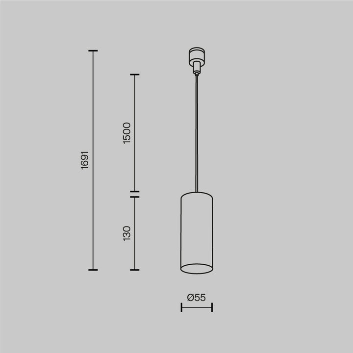 Pendul cu spot Focus LED C152PL-13W3K-B