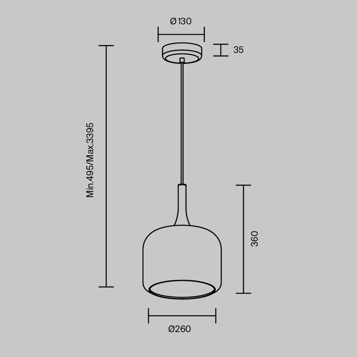 Pendul  Spirito MOD286PL-L18W3K