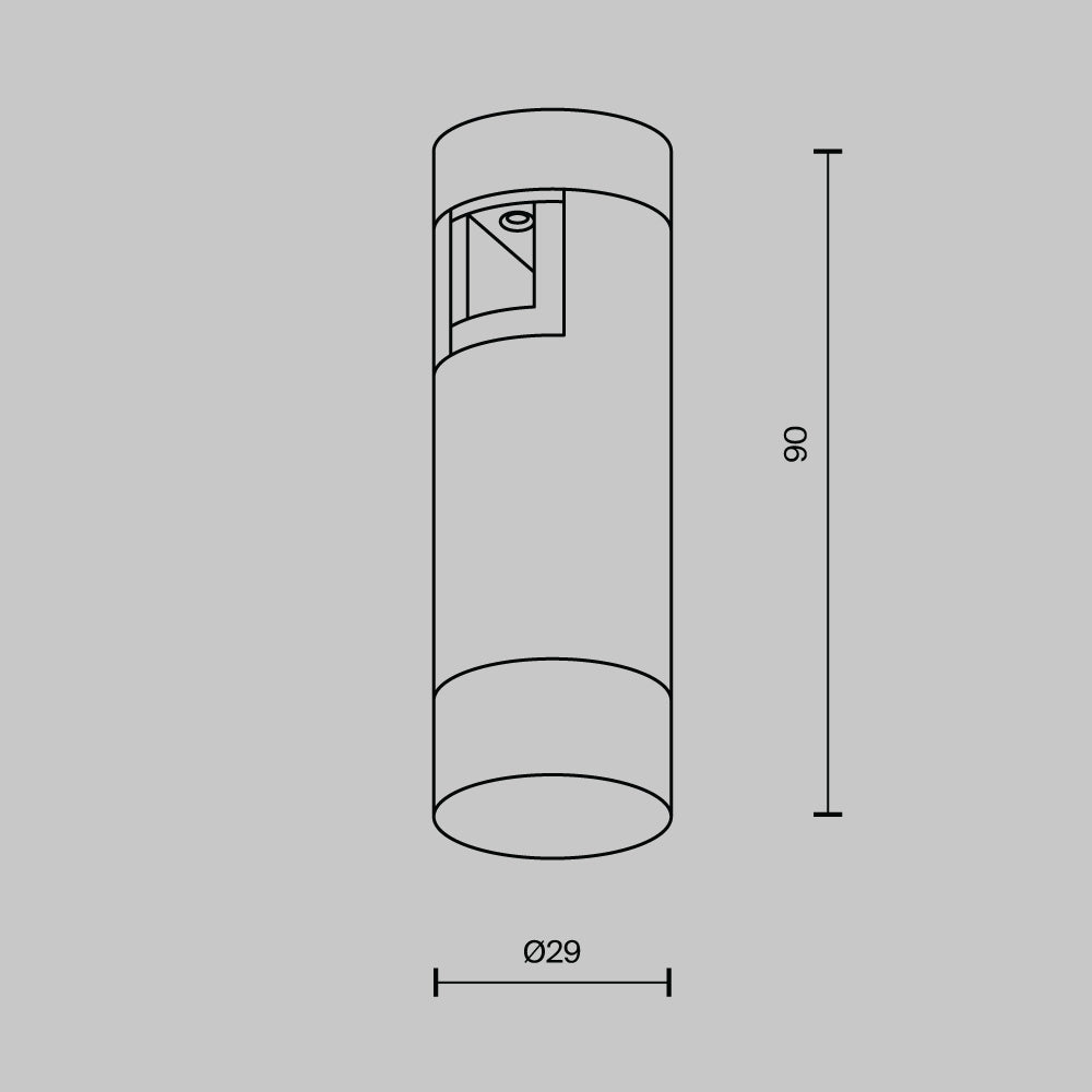 Spot pentru sina Flarity Brass TR145-1-3W2.7K-W-BS-DE