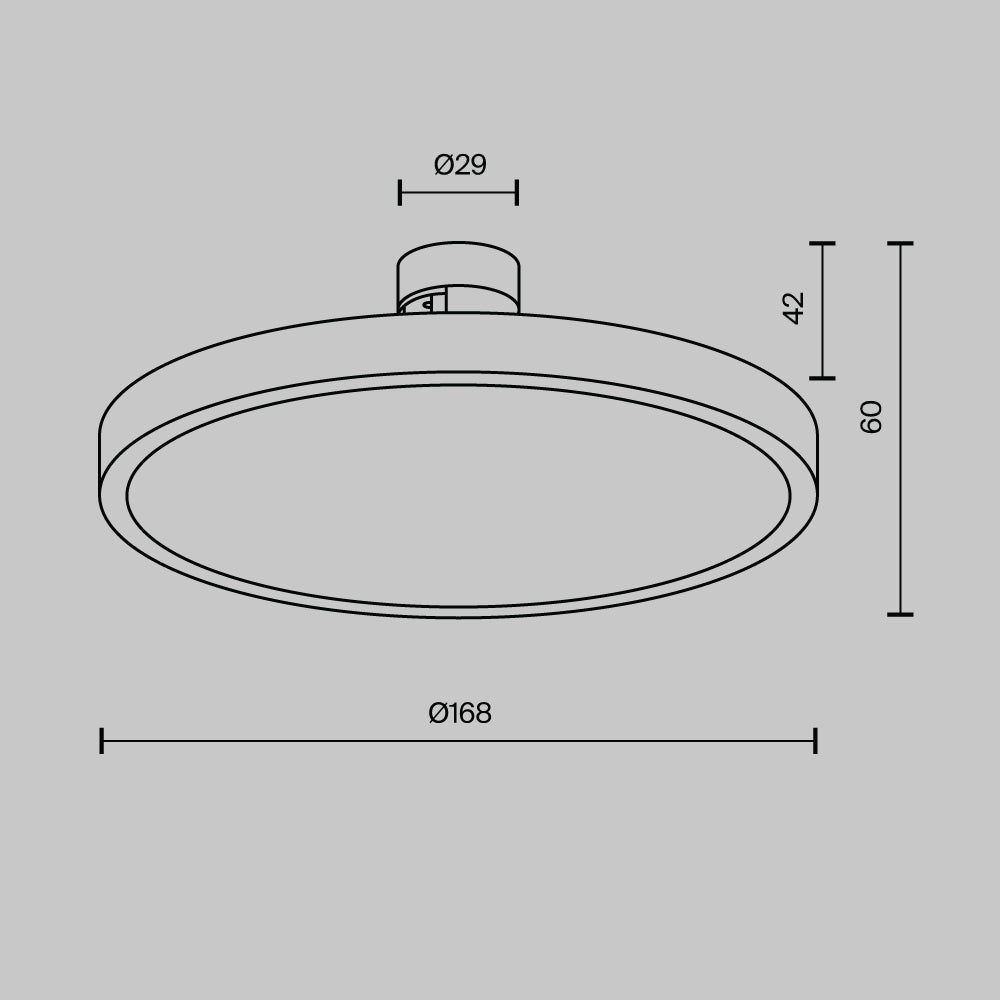 Spot pentru sina Flarity led Plato TR153-1-10W3K-B-DE