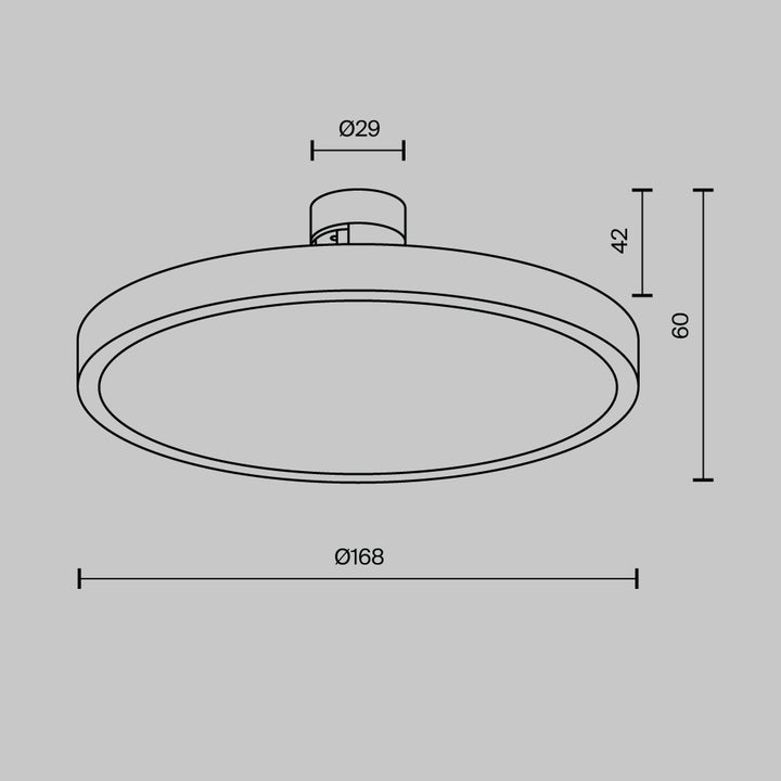 Spot pentru sina Flarity led Plato TR153-1-10W3K-B-DE