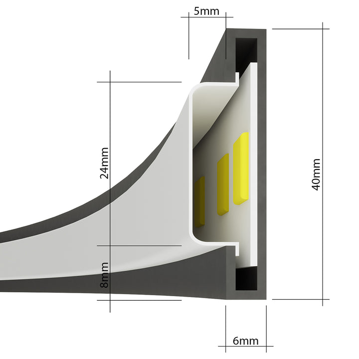 Lustra in forma de cerc RIO 78 auriu LED 4000K TH.181