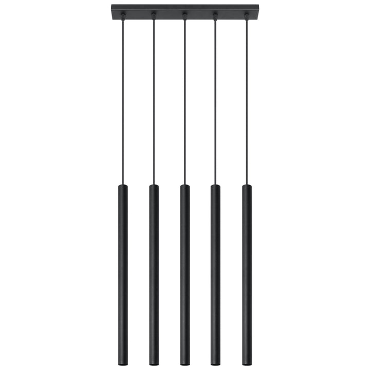 Lampa suspendata PASTELO 5 negru SL.0472