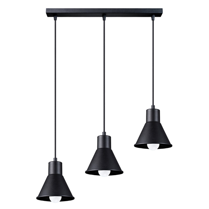 Lampa suspendata TALEJA 3 negru [E27] SL.0986