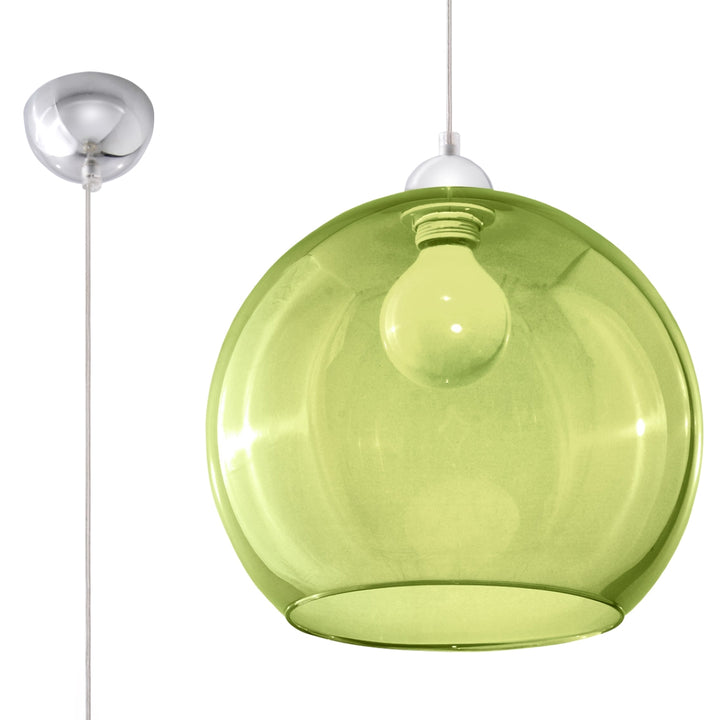 Lampa suspendata BALL verde SL.0254