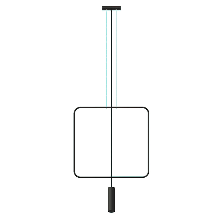 Lampa suspendata RANA 1 negru TH.018CZ