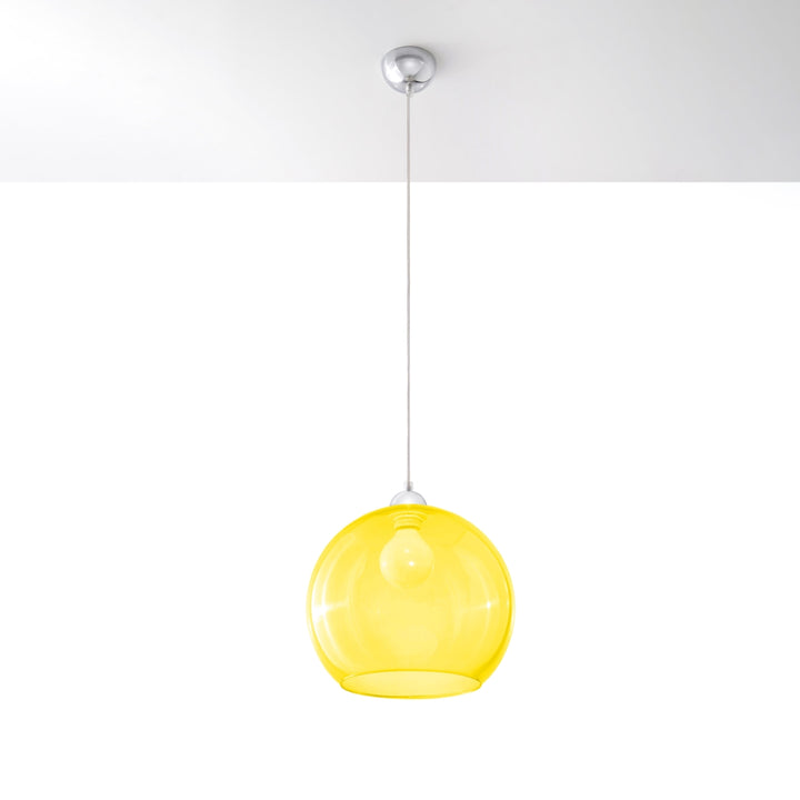 Lampa suspendata BALL galben SL.0252