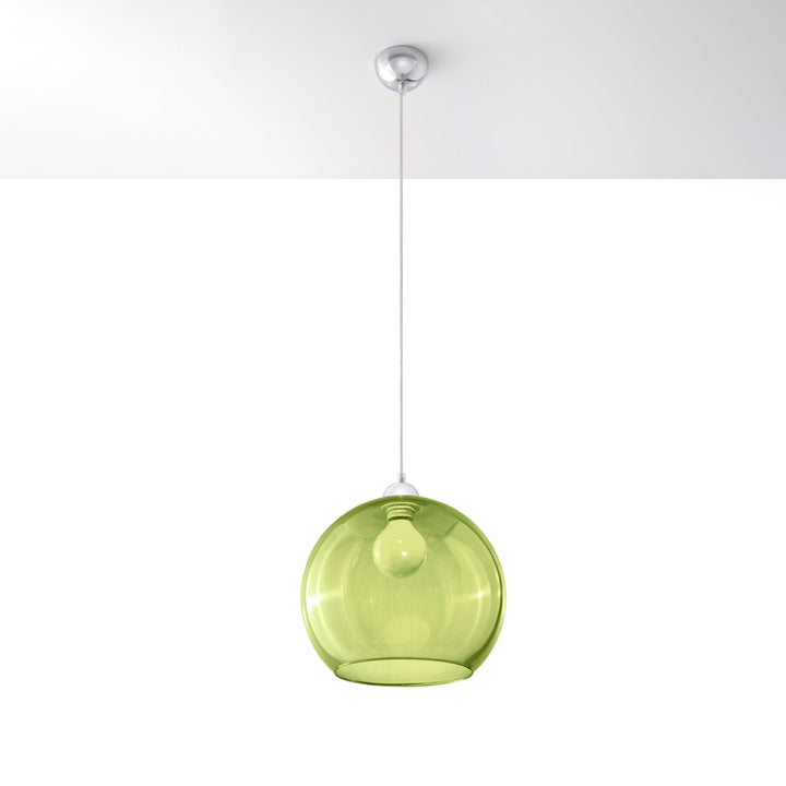 Lampa suspendata BALL verde SL.0254