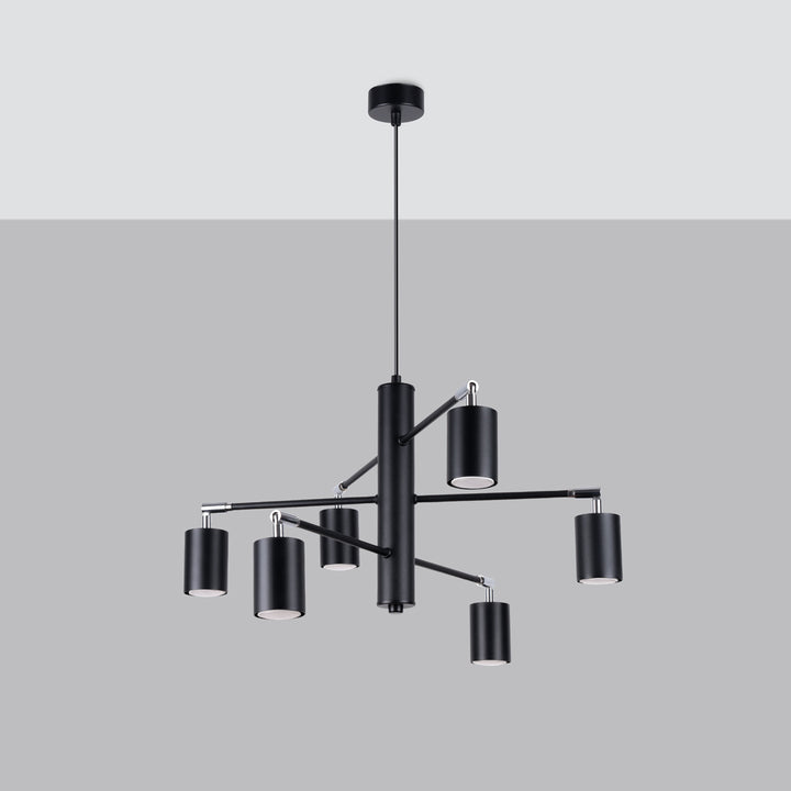 Candelabru LEMMI 6 negru SL.1207