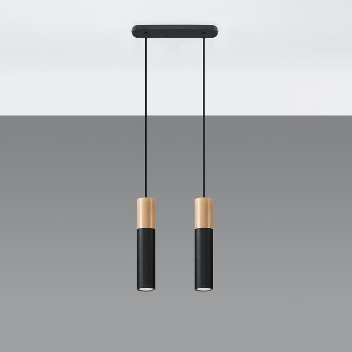 Lampa suspendata PABLO 2 negru SL.0633