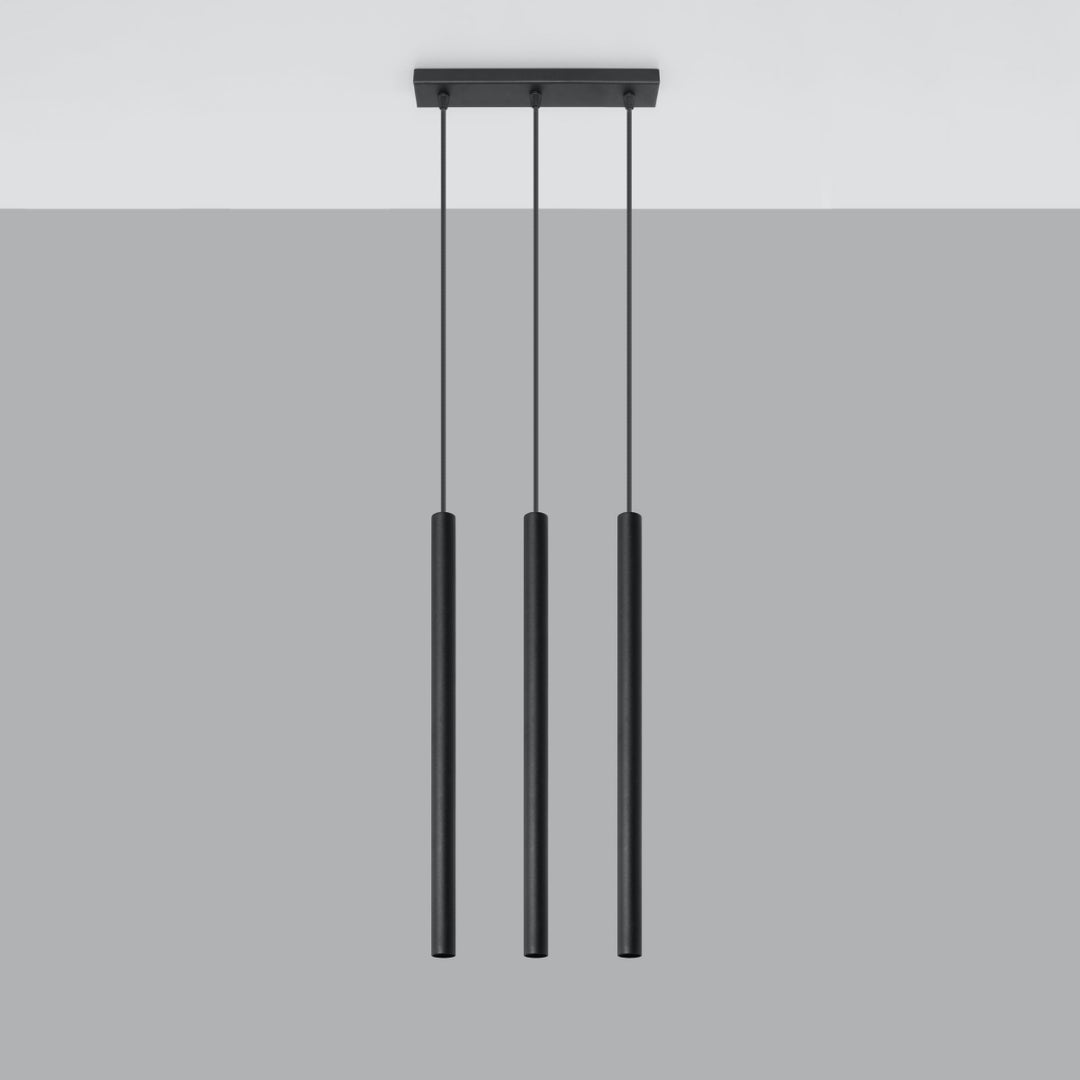 Lampa suspendata PASTELO 3 negru SL.0470