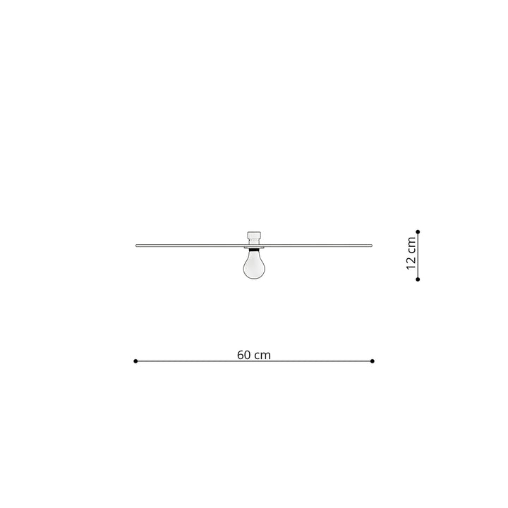 Plafoniera SIRKEL 60 negru TH.143