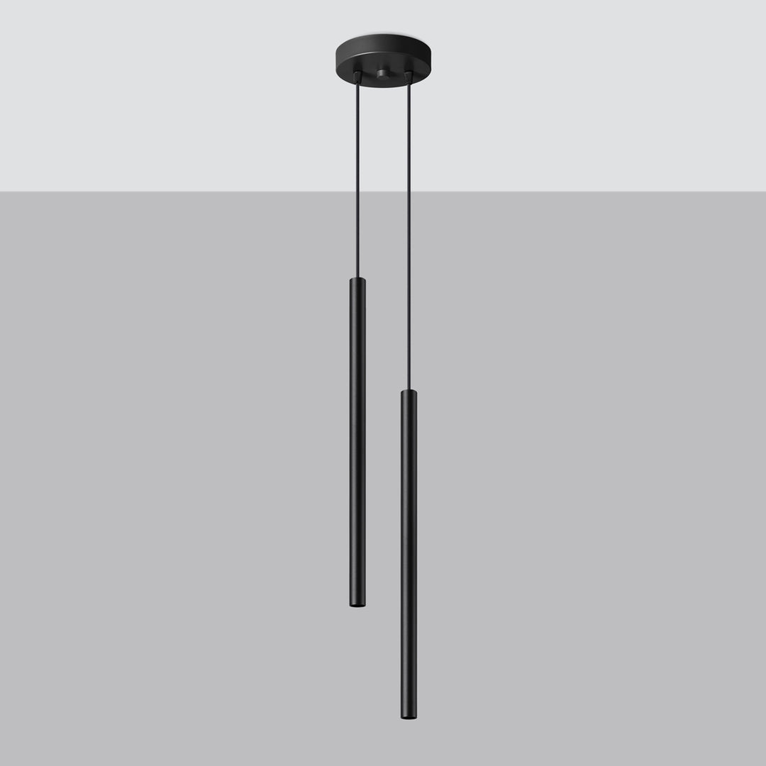 Lampa suspendata PASTELO 2 negru SL.1304