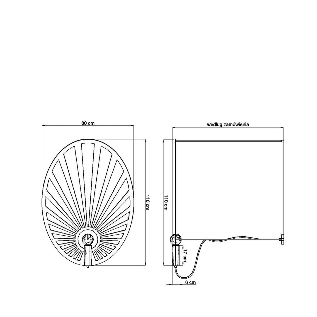 Lampa suspendata LEHDET alb TH.001B