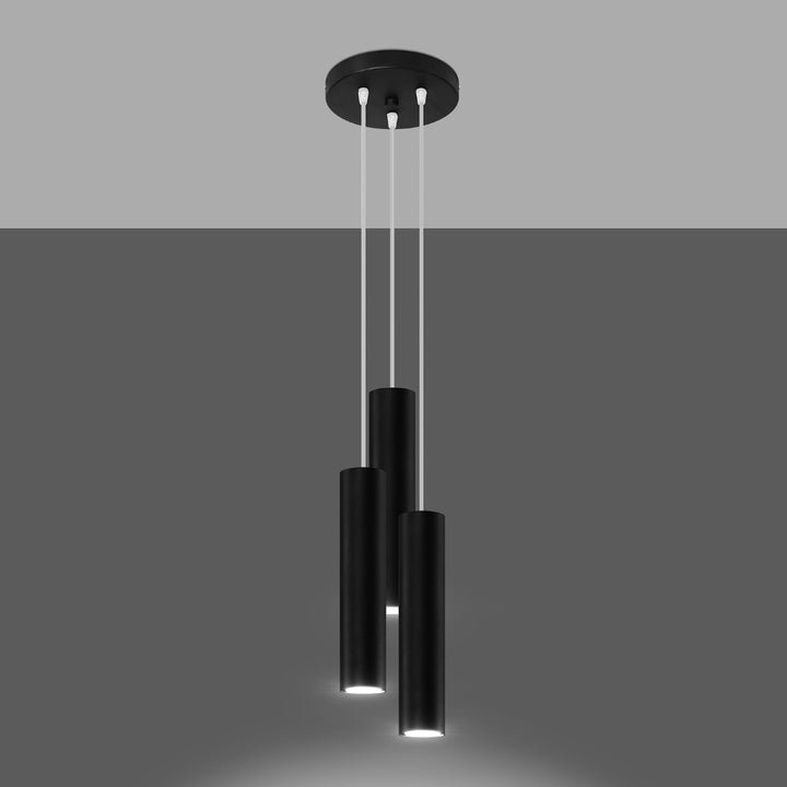 Lampa suspendata LAGOS 3P negru SL.1079